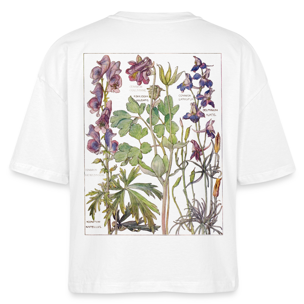 Wildviolett Wildflower Boxy Shirt ´white