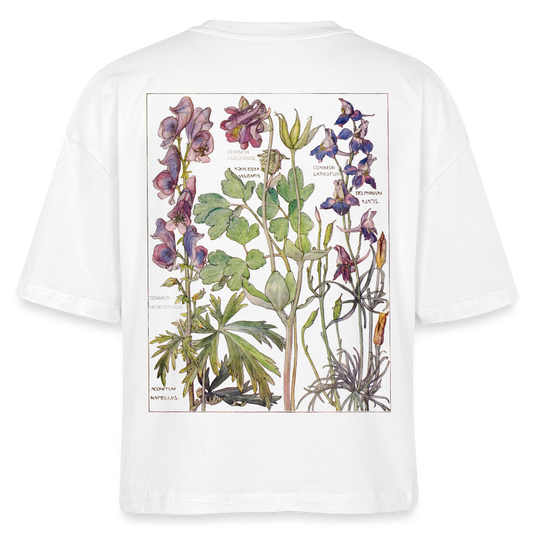 Wildviolett Wildflower Boxy Shirt ´white