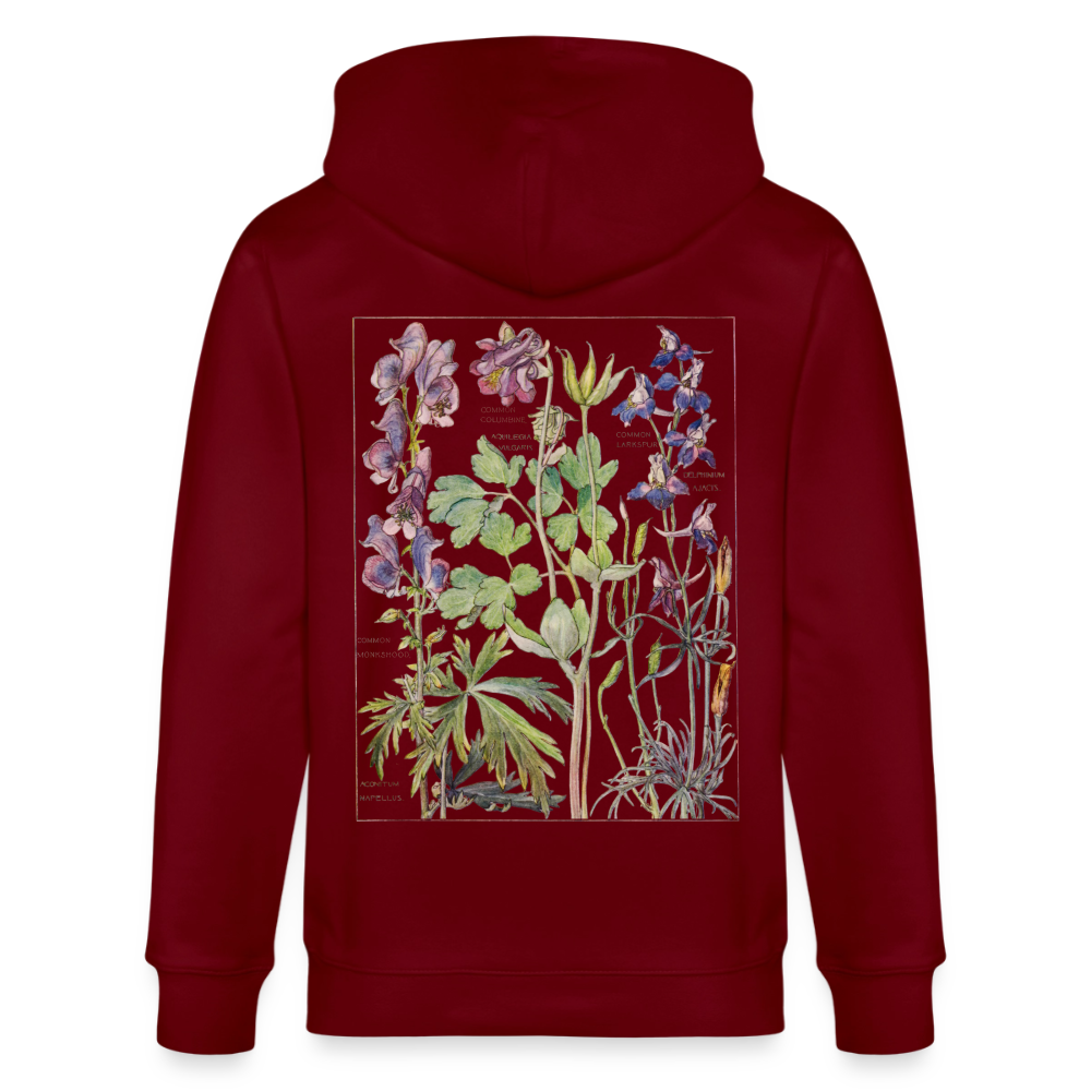 Stanley/Stella Unisex Bio-Kapuzenjacke CULTIVATOR - Burgunderrot