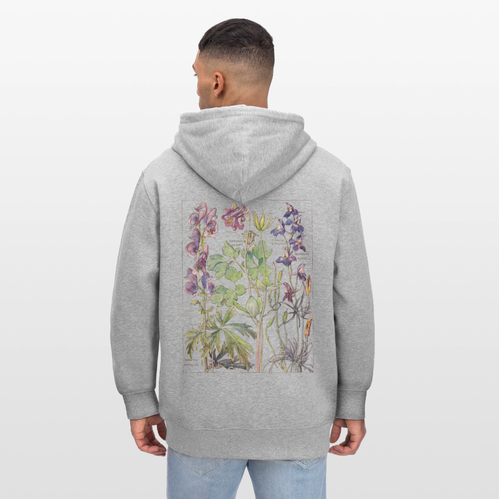 Stanley/Stella Unisex Bio-Kapuzenjacke CULTIVATOR - Grau meliert