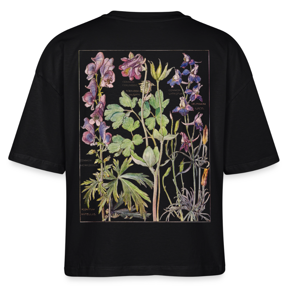 Wildviolett Wildflower Boxy Shirt - white - black