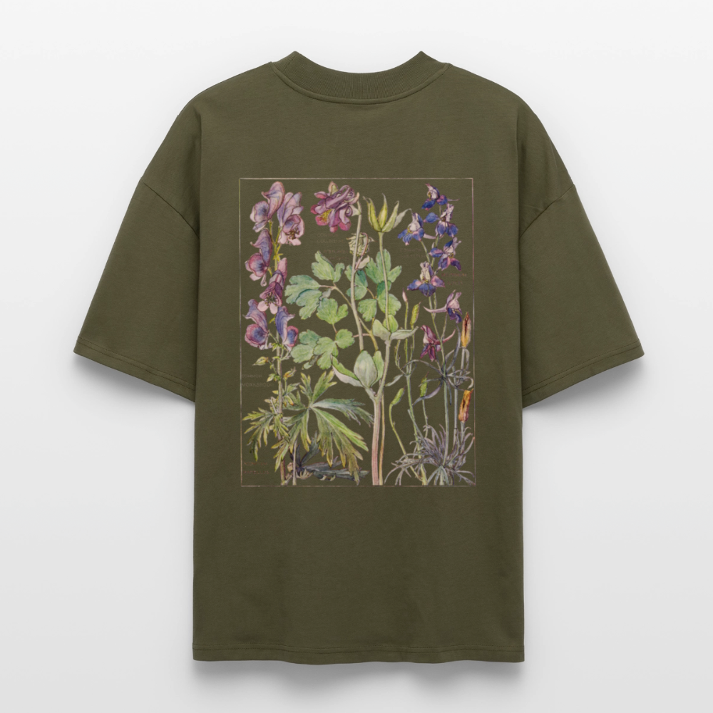 Wildviolett Wildflower Unisex Shirt - Khaki