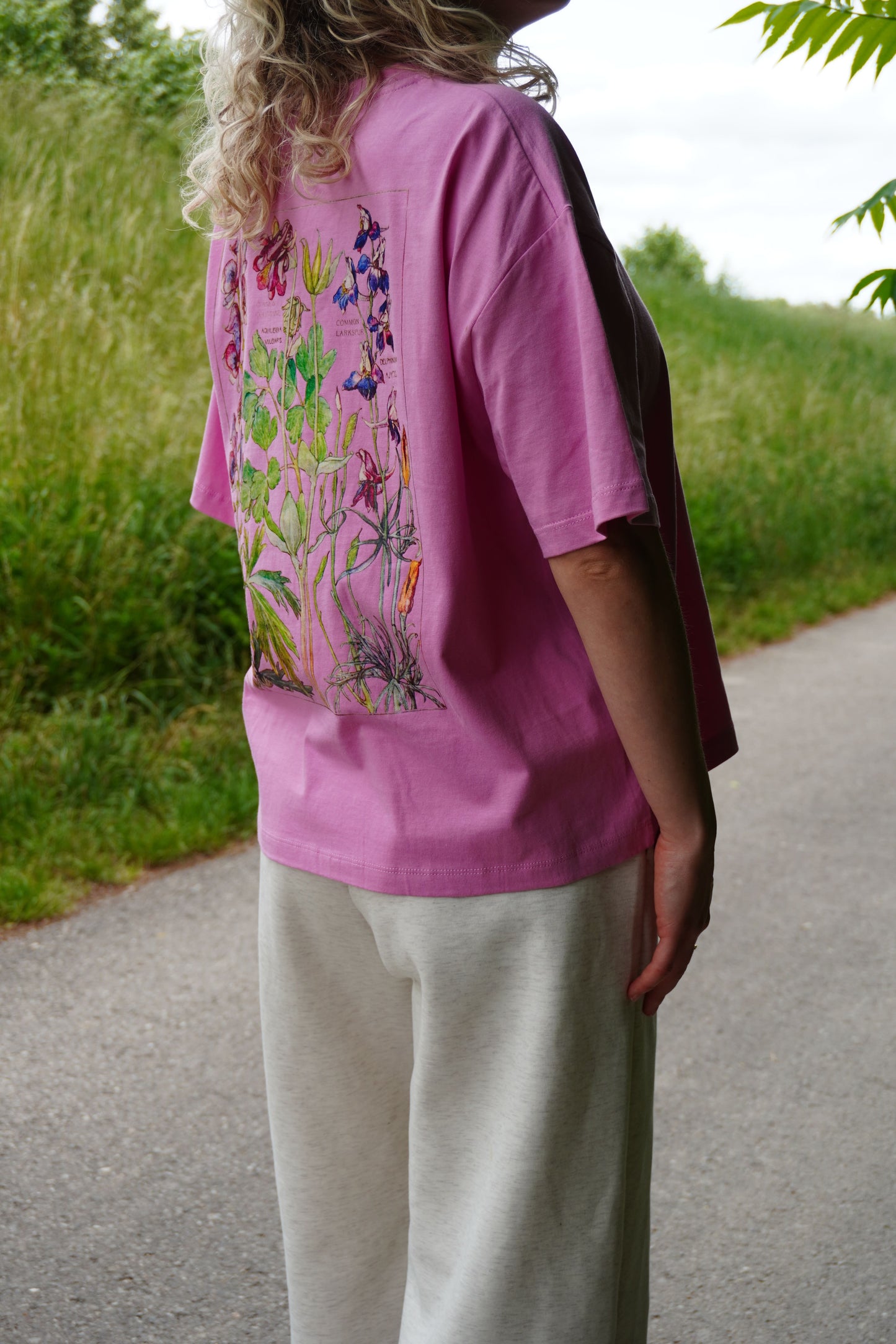 Wildviolett Wildflower Boxy Shirt